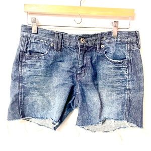 Madewell mid rise jean shorts